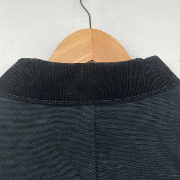 Carhartt Men's Black Zip-up Jacket Yukon Coat Lined C55 size XL Tall NWOT - Picture 9 of 10
